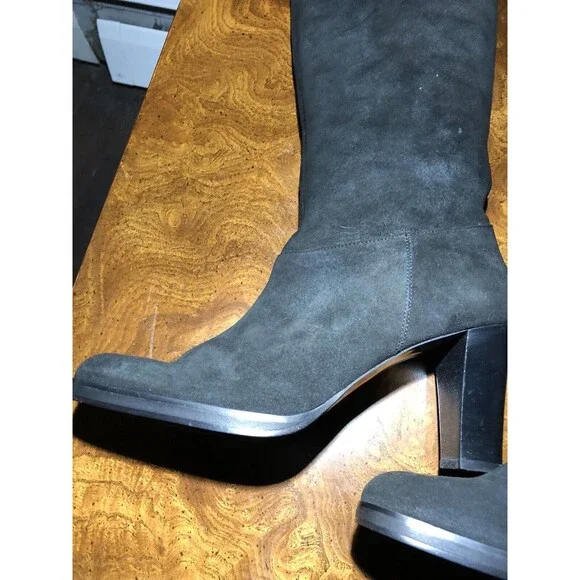 Michael Kors Suede 10M Boots, VINTAGE NEVER WORN Black/Sport Sue Lynn with Box - Picture 2 of 7